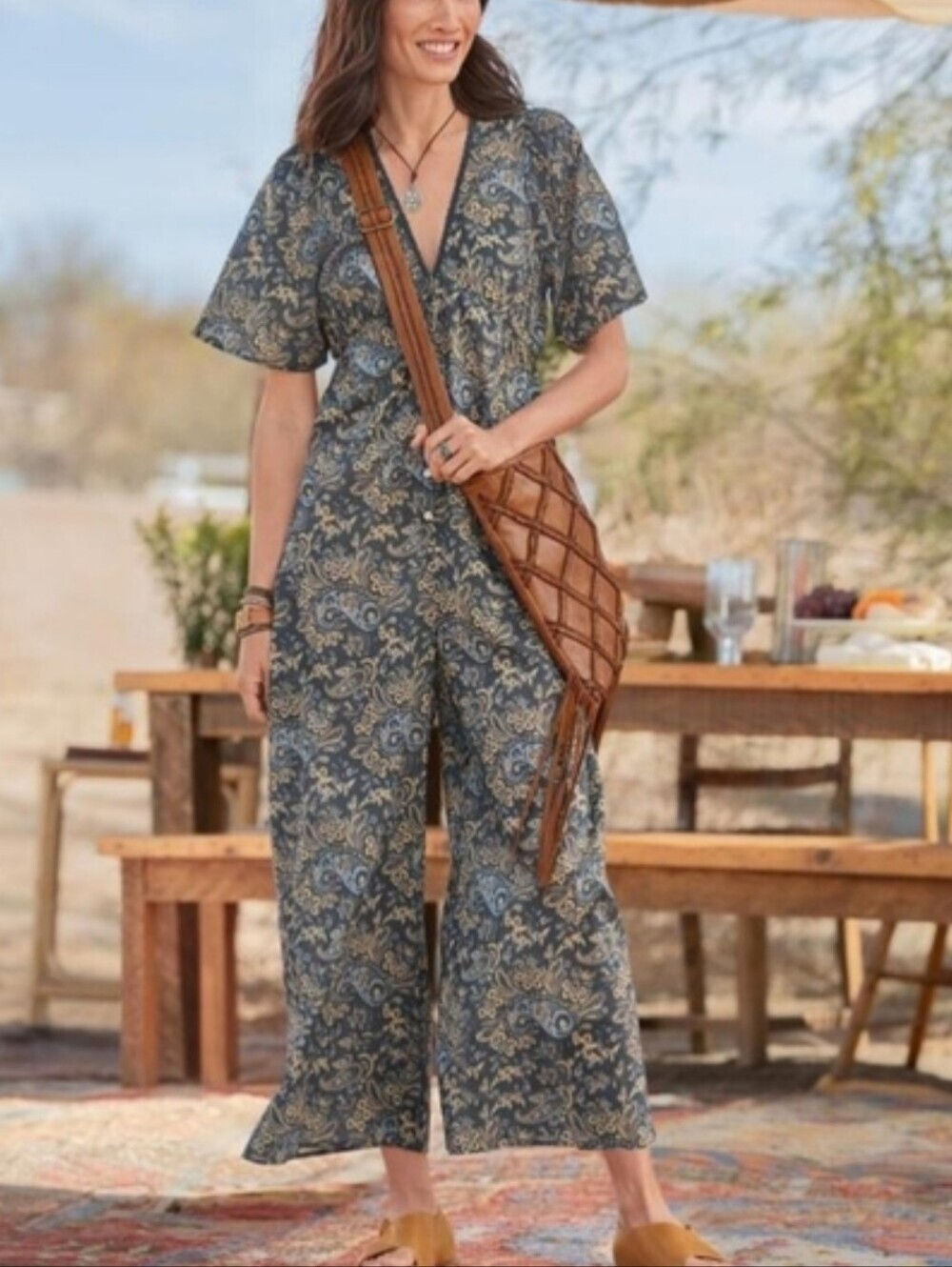 Sundance Paisley Daybreak Jumpsuit